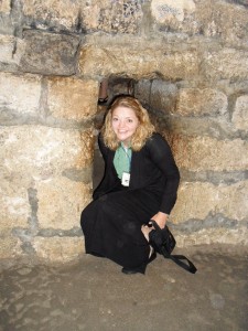 This is inside the traditional Lazarus tomb site.