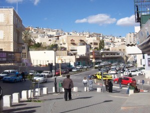 Modern-day Bethlehem streets