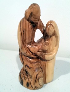 holy family carving